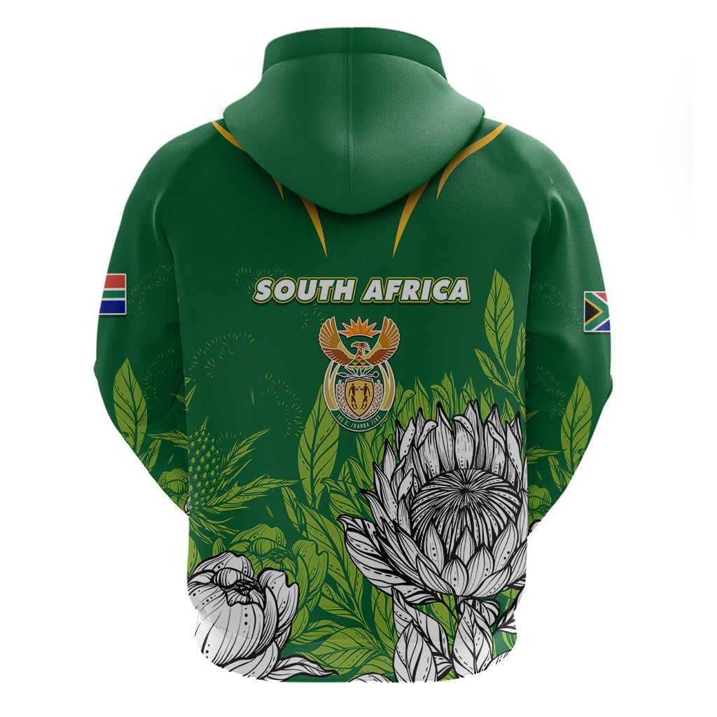 South Africa Hoodie King Protea With Flag TS06