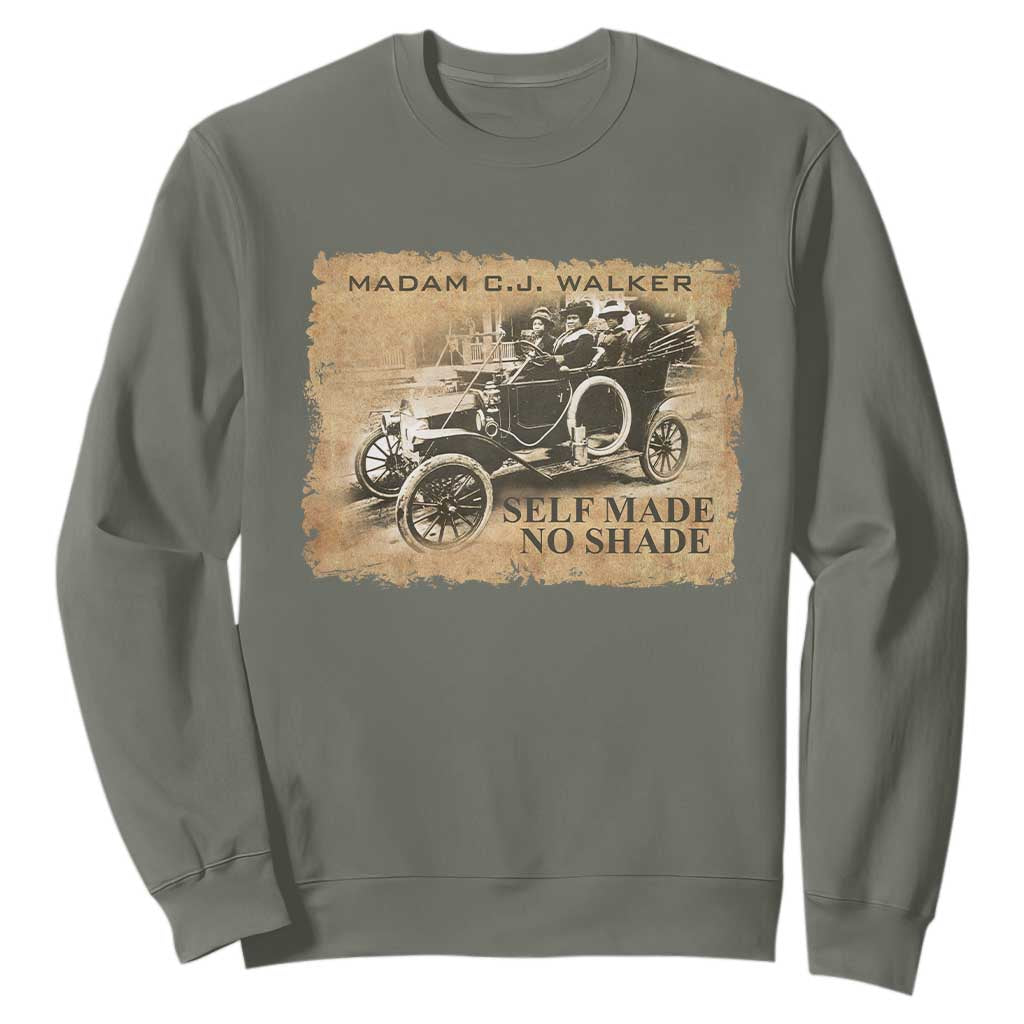 Madam C.J. Walker Sweatshirt Self Made No Shade Black History TS09
