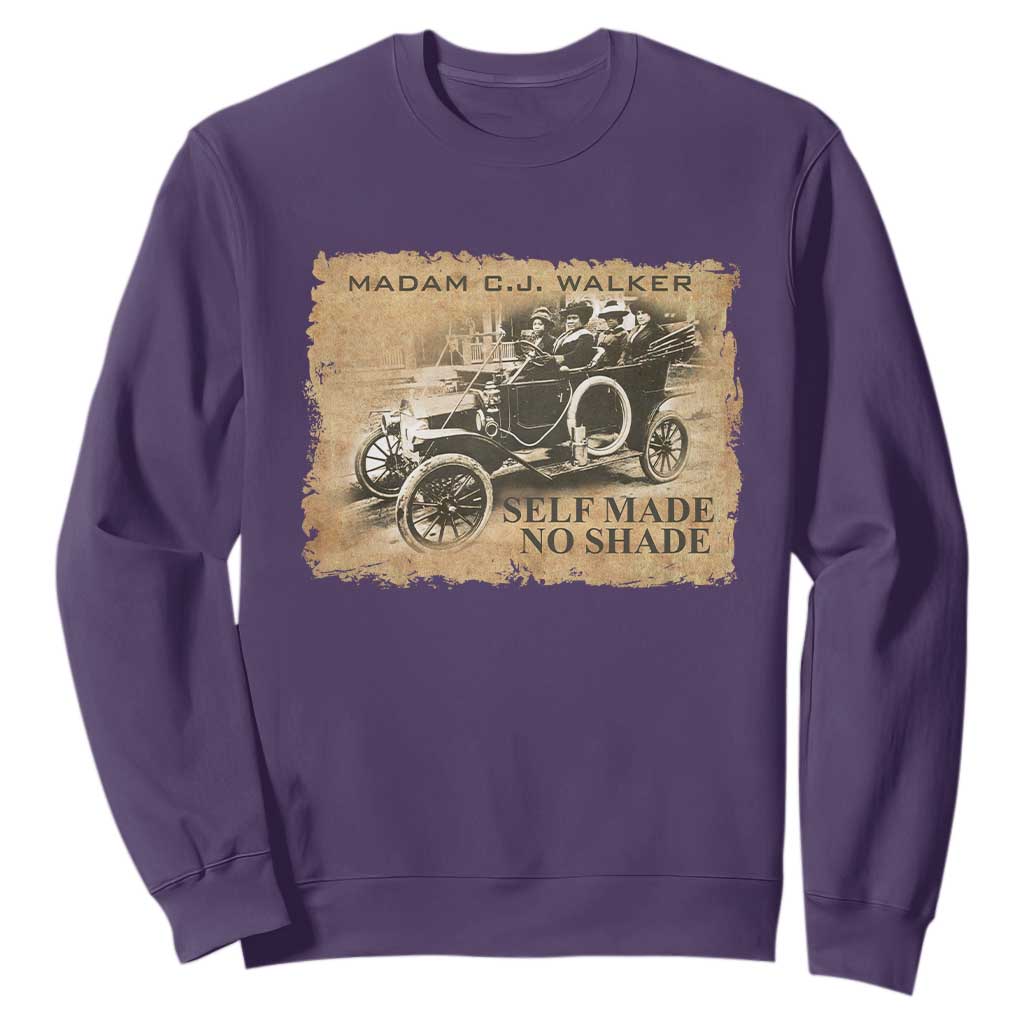 Madam C.J. Walker Sweatshirt Self Made No Shade Black History TS09