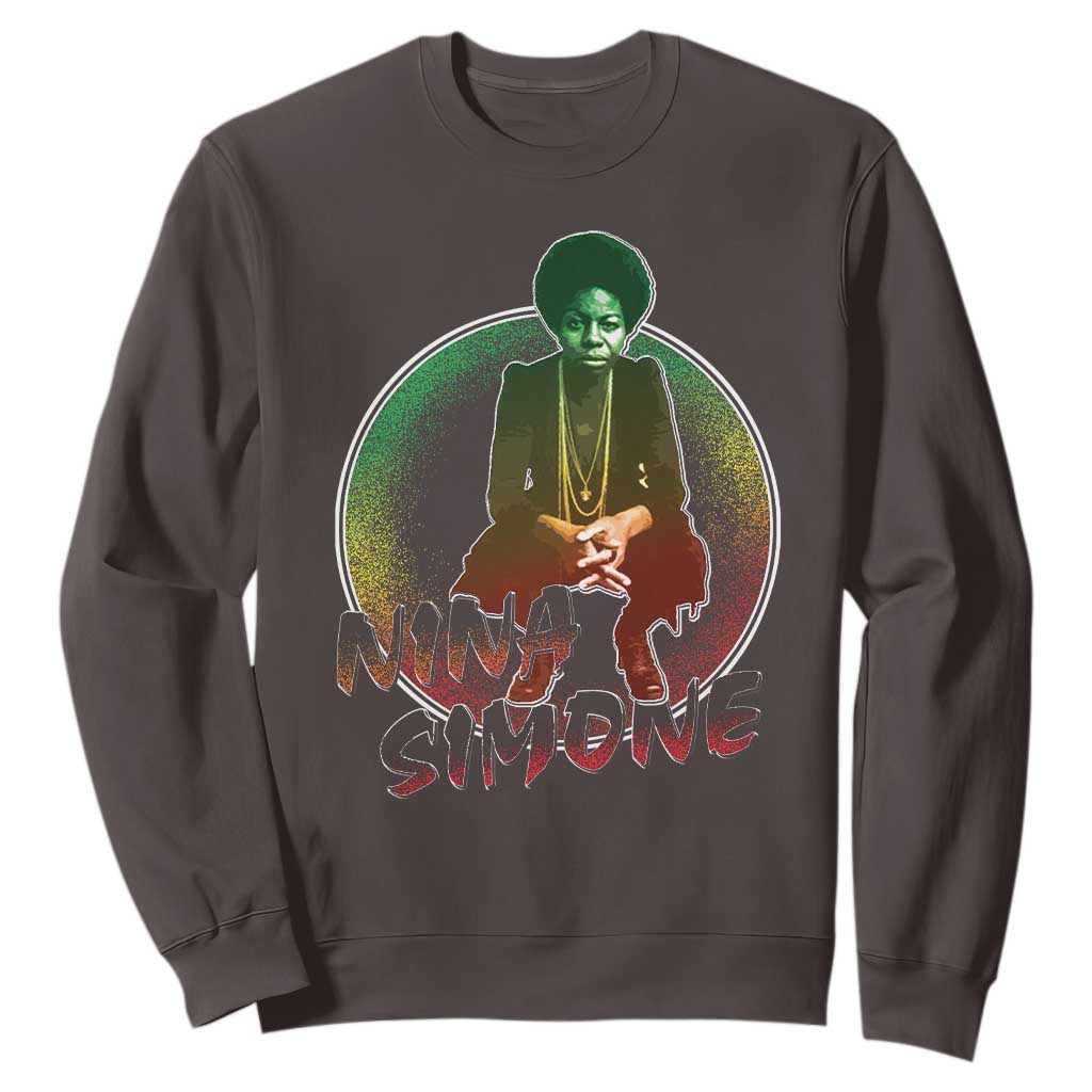 Nina Simone Sweatshirt Black Women History Pride TS09