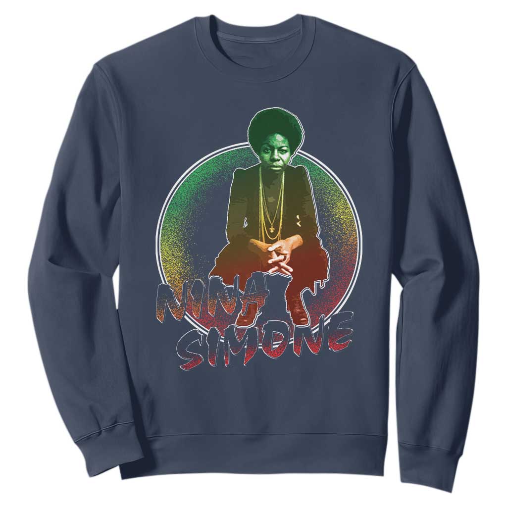 Nina Simone Sweatshirt Black Women History Pride TS09