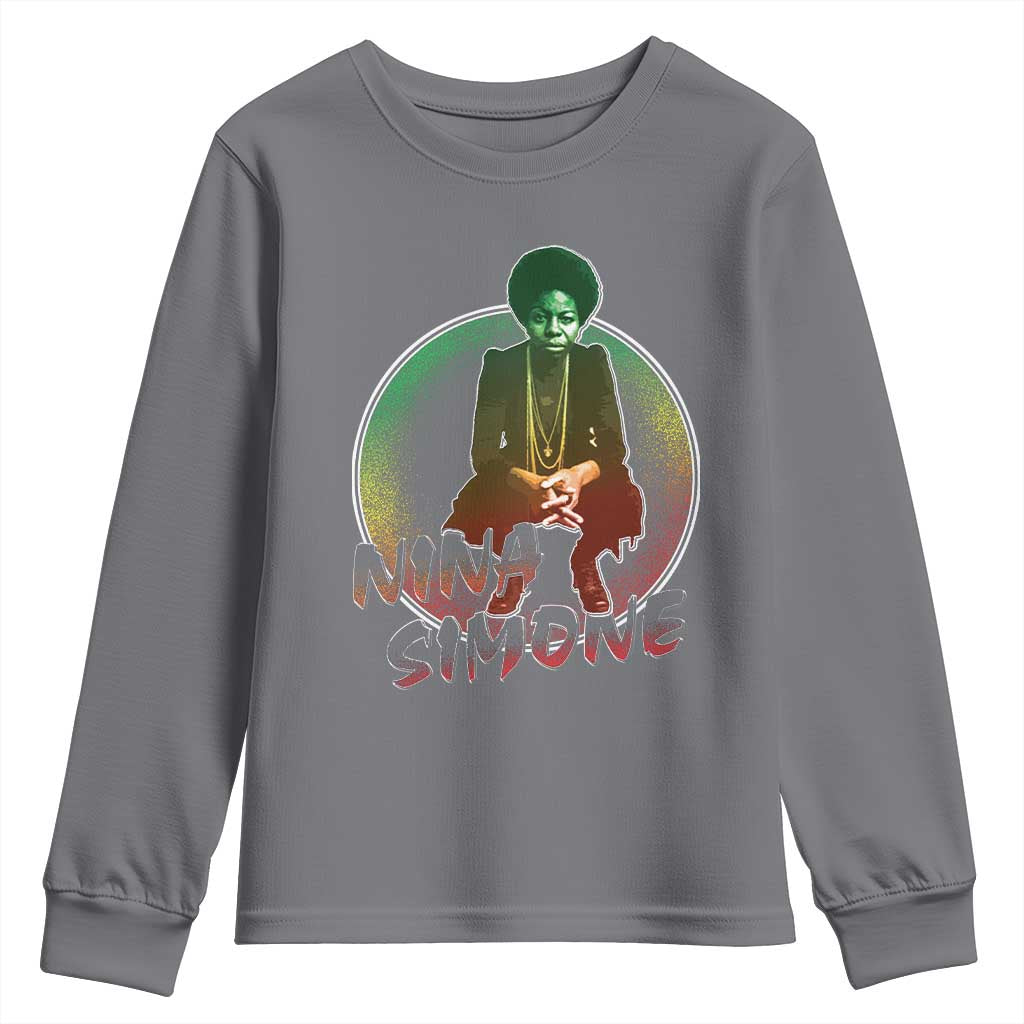 Nina Simone Youth Sweatshirt Black Women History Pride TS09