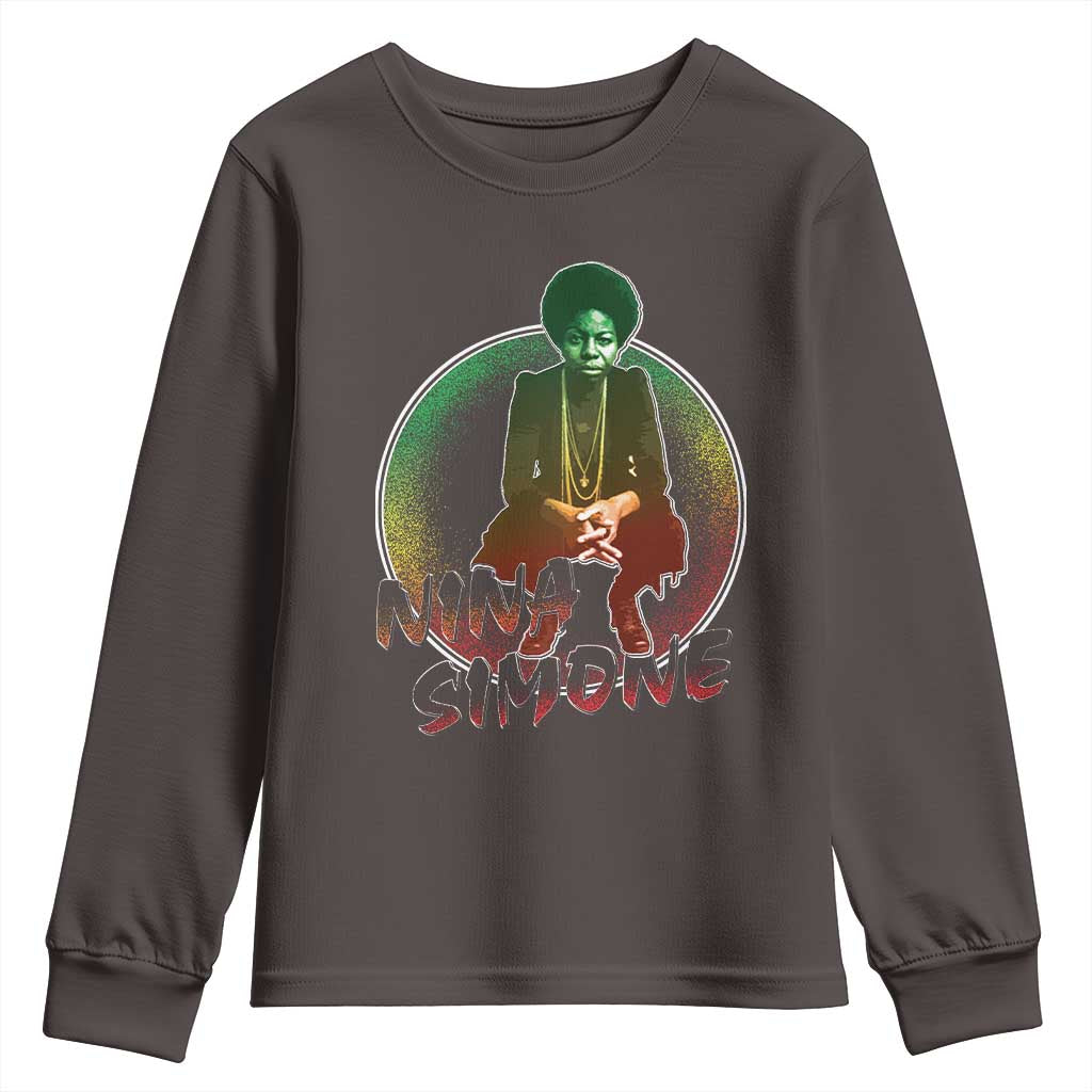 Nina Simone Youth Sweatshirt Black Women History Pride TS09