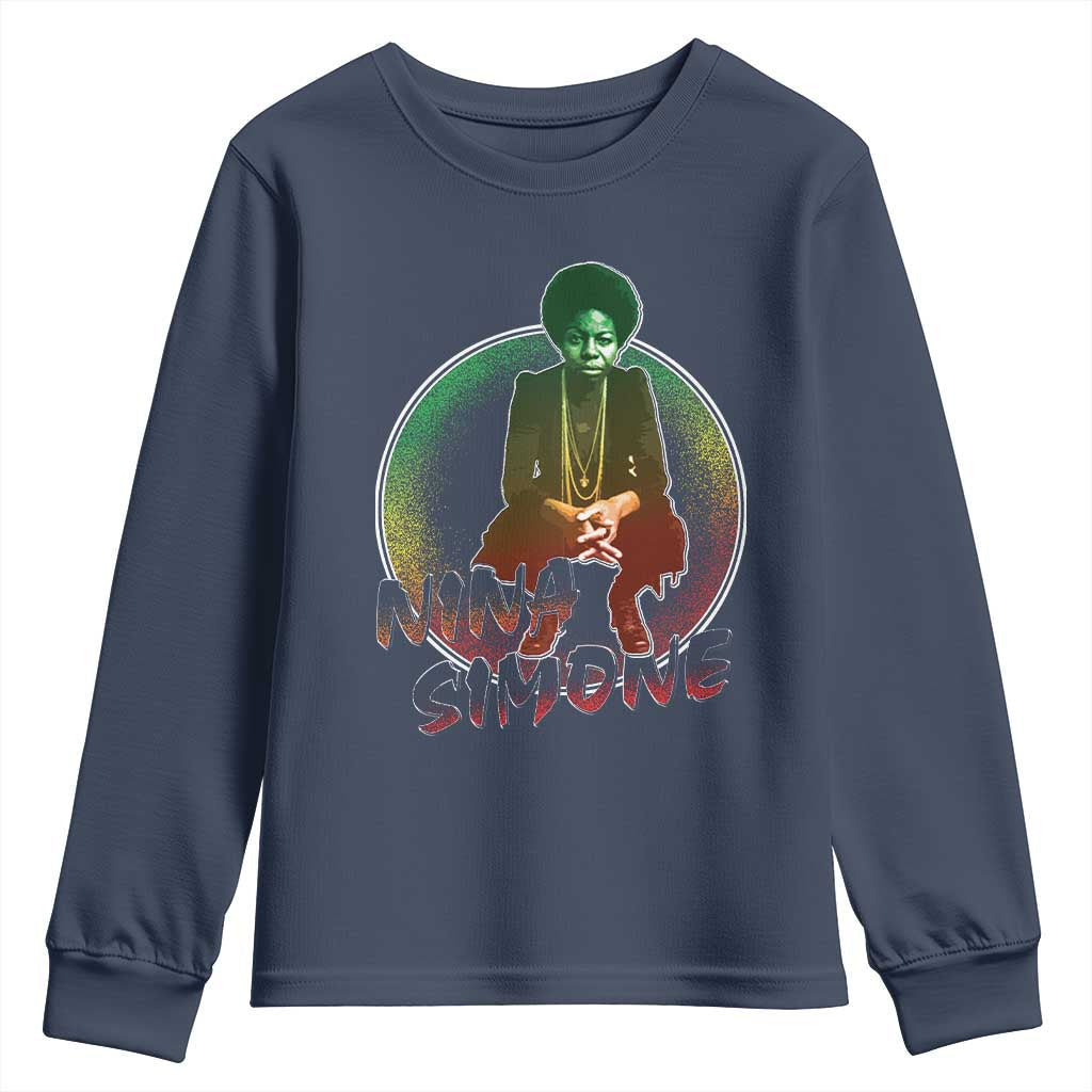 Nina Simone Youth Sweatshirt Black Women History Pride TS09