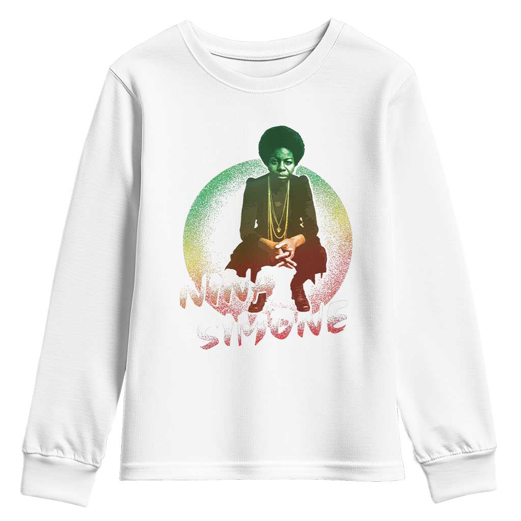 Nina Simone Youth Sweatshirt Black Women History Pride TS09