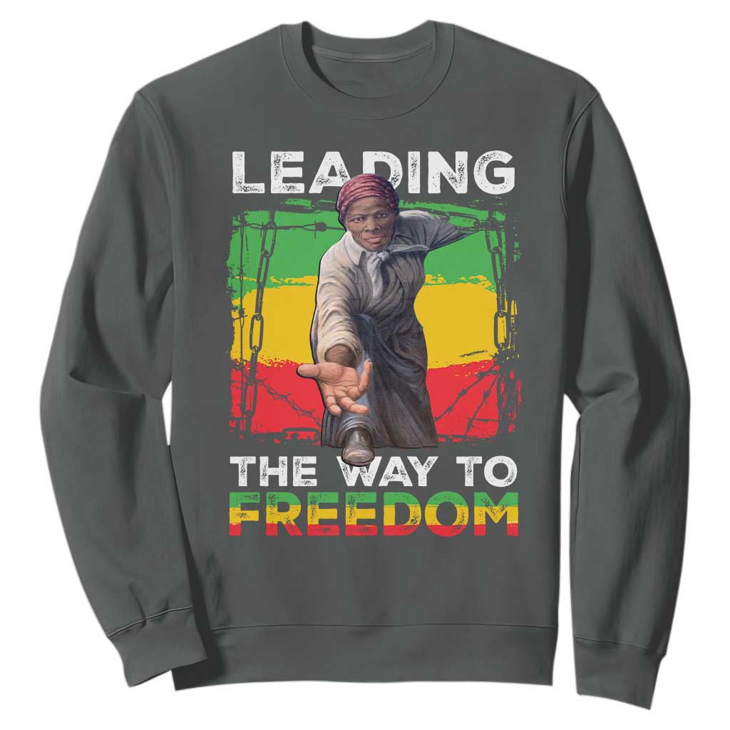 Harriet Tubman Sweatshirt Leading The Way To Freedom Black History TS09