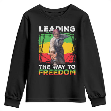Harriet Tubman Youth Sweatshirt Leading The Way To Freedom Black History TS09