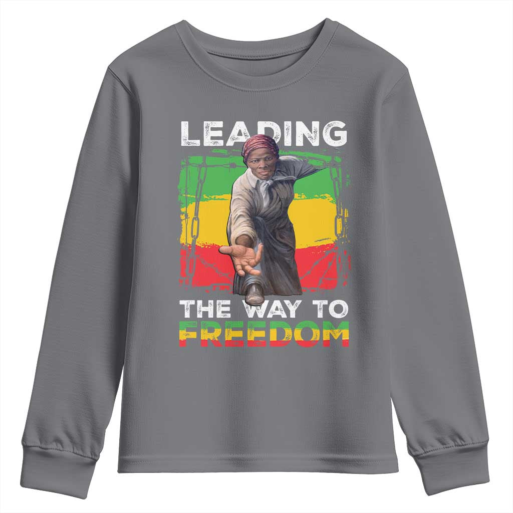 Harriet Tubman Youth Sweatshirt Leading The Way To Freedom Black History TS09