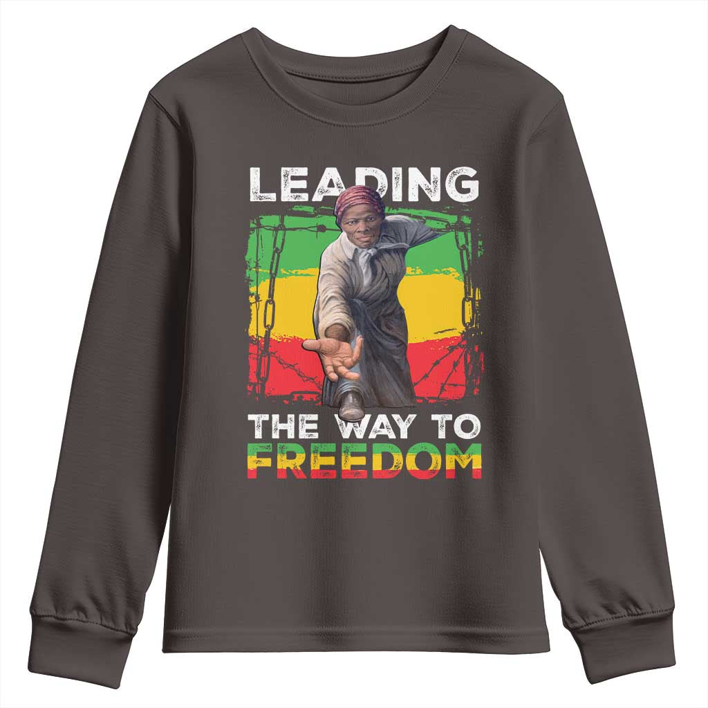 Harriet Tubman Youth Sweatshirt Leading The Way To Freedom Black History TS09