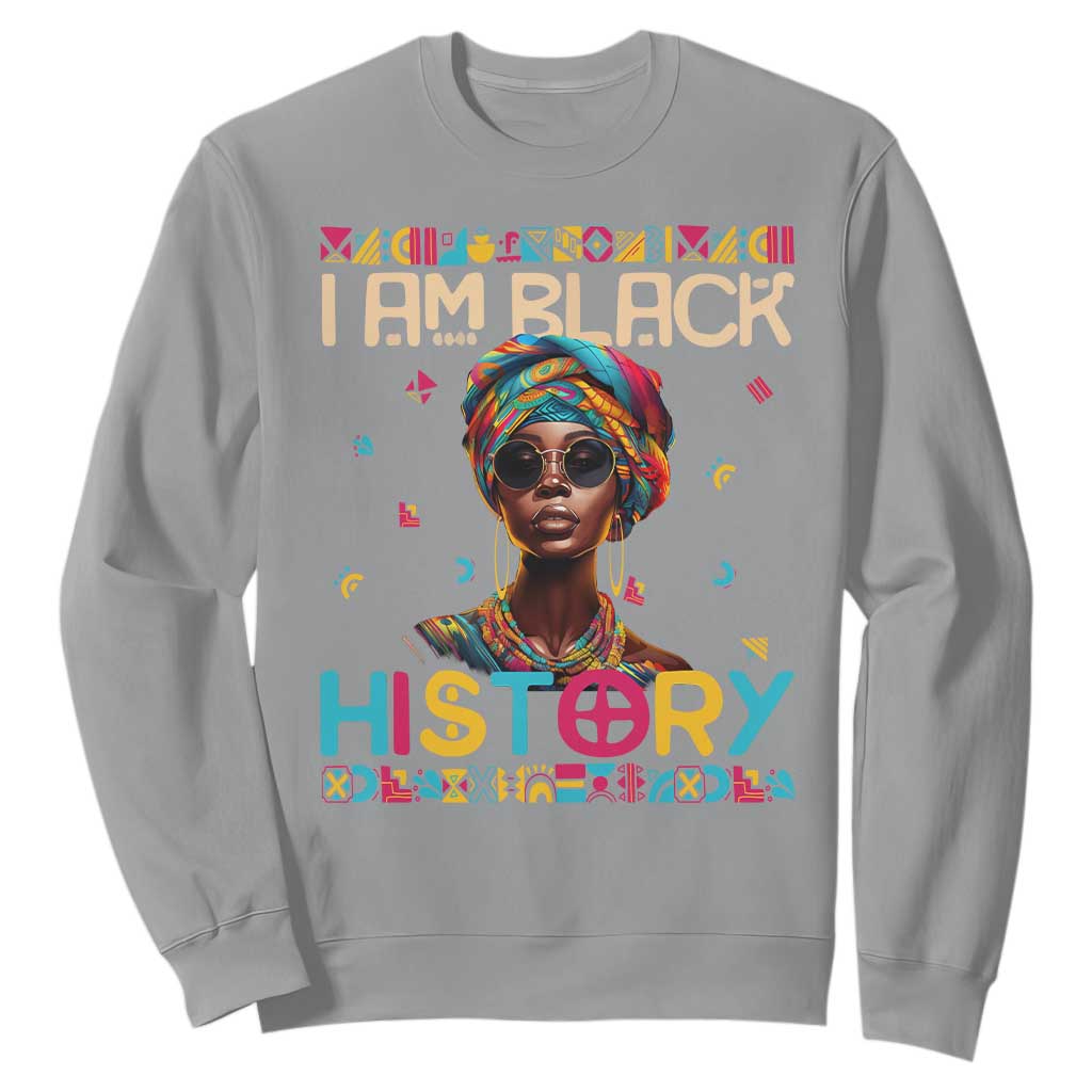 I Am Black History Sweatshirt African American Women Pretty TS09