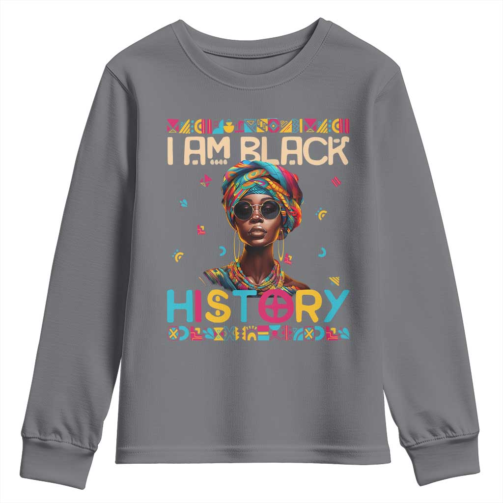 I Am Black History Youth Sweatshirt African American Women Pretty TS09