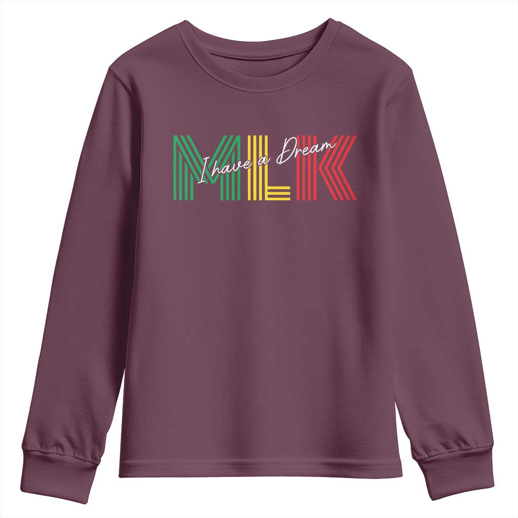 Martin Luther King Jr Day Youth Sweatshirt I Have A Dream Black History MLK TS09