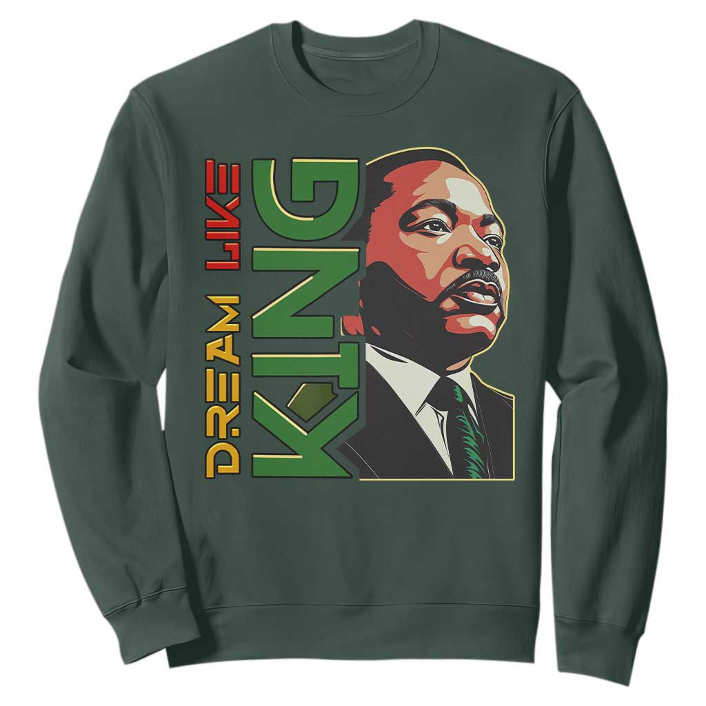 Martin Luther King Jr Sweatshirt Dream Like King Black History MLK Day TS09