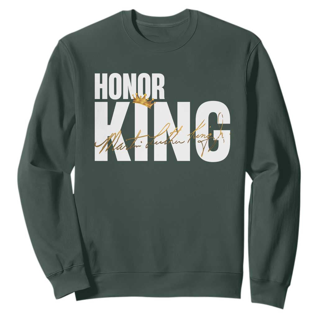 Martin Luther King Jr Day Sweatshirt Honoring The King MLK TS09
