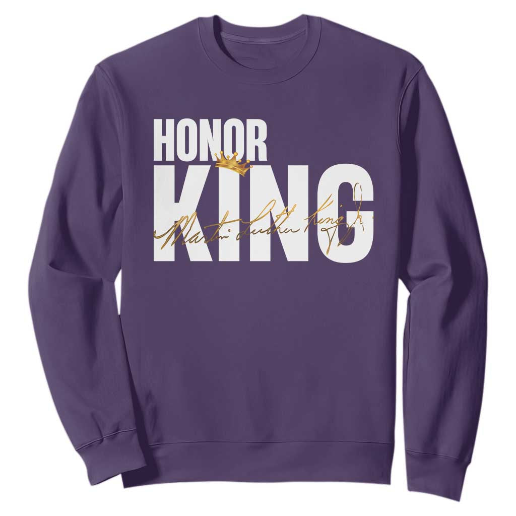 Martin Luther King Jr Day Sweatshirt Honoring The King MLK TS09