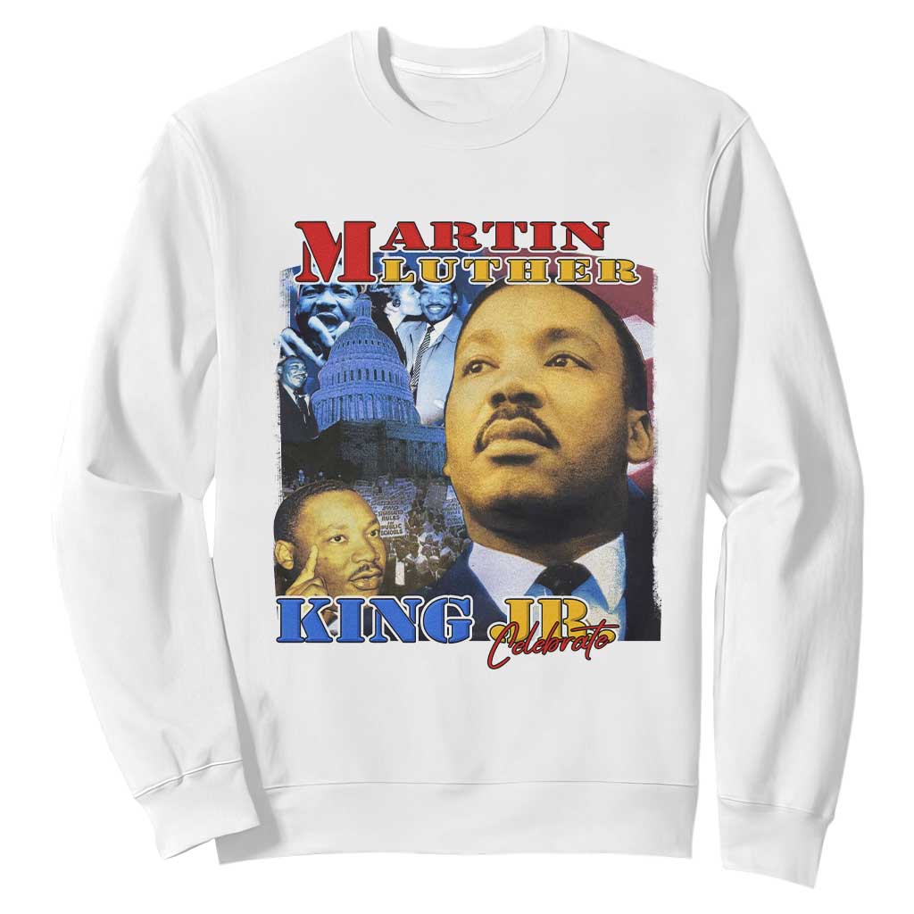 Martin Luther King Jr Sweatshirt His Dream Is My Dream American Flag Black History MLK Day TS09