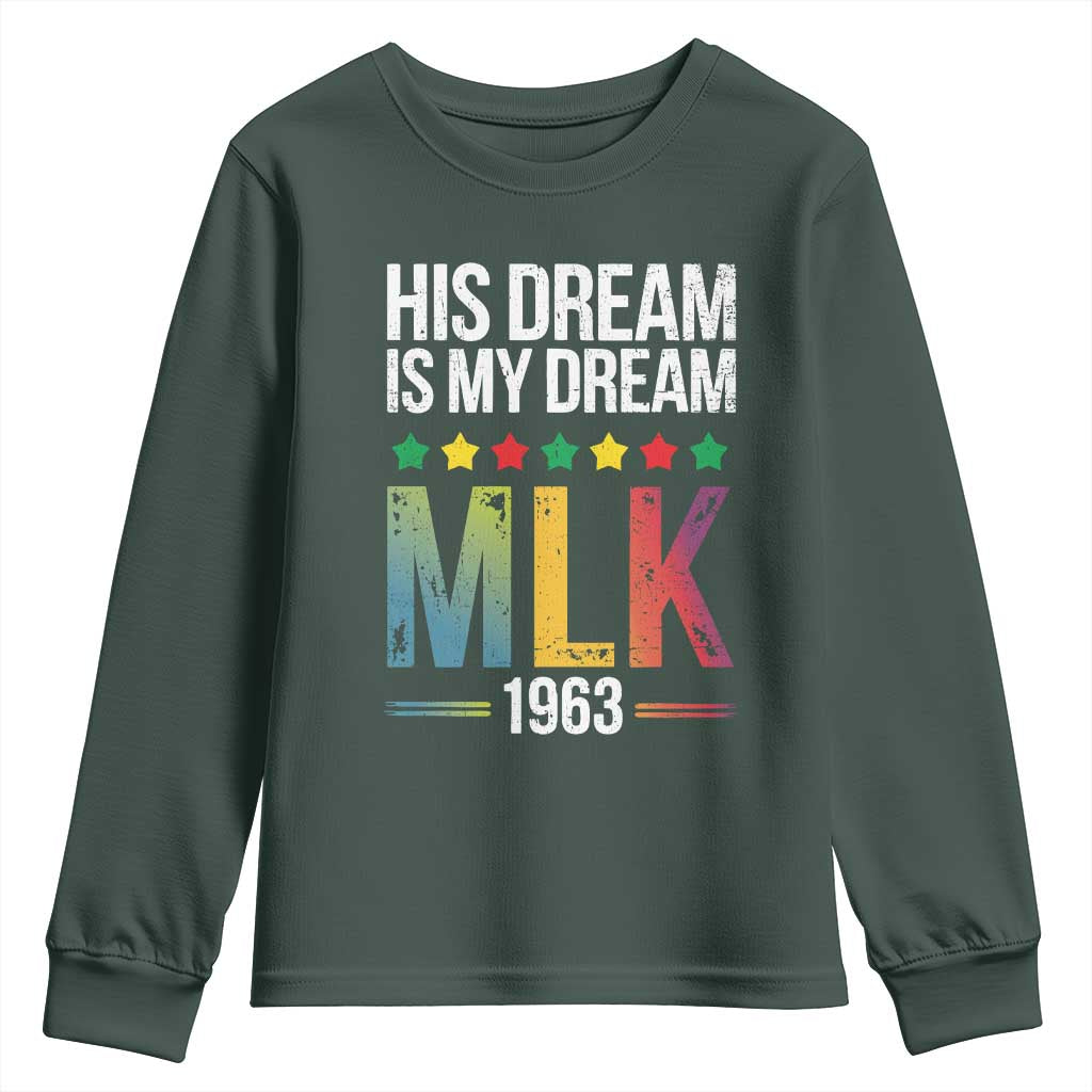 Martin Luther King Jr Youth Sweatshirt His Dream Is My Dream 1963 Black History Pride TS09