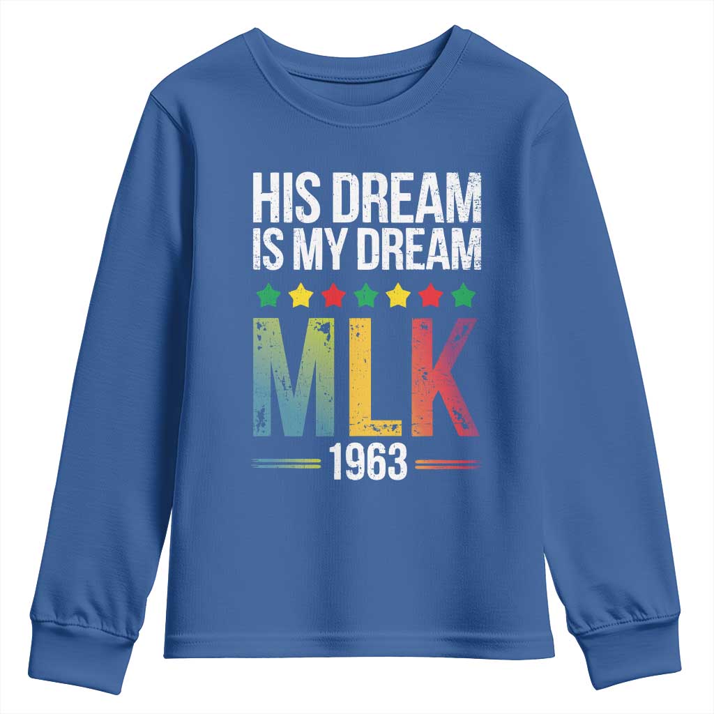 Martin Luther King Jr Youth Sweatshirt His Dream Is My Dream 1963 Black History Pride TS09