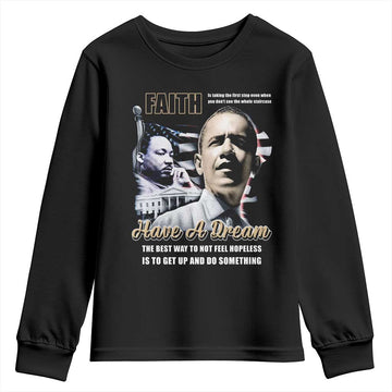 Obama Martin Luther King Jr Youth Sweatshirt TS09