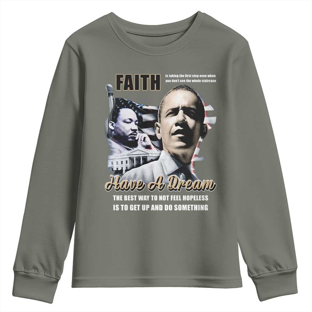 Obama Martin Luther King Jr Youth Sweatshirt TS09