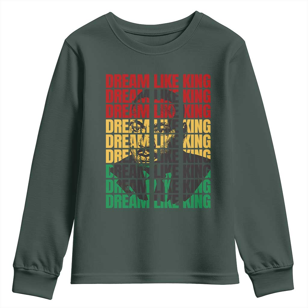 Martin Luther King Jr. Youth Sweatshirt Dream Like King MLK Civil Rights Leaders BHM Black Pride TS09
