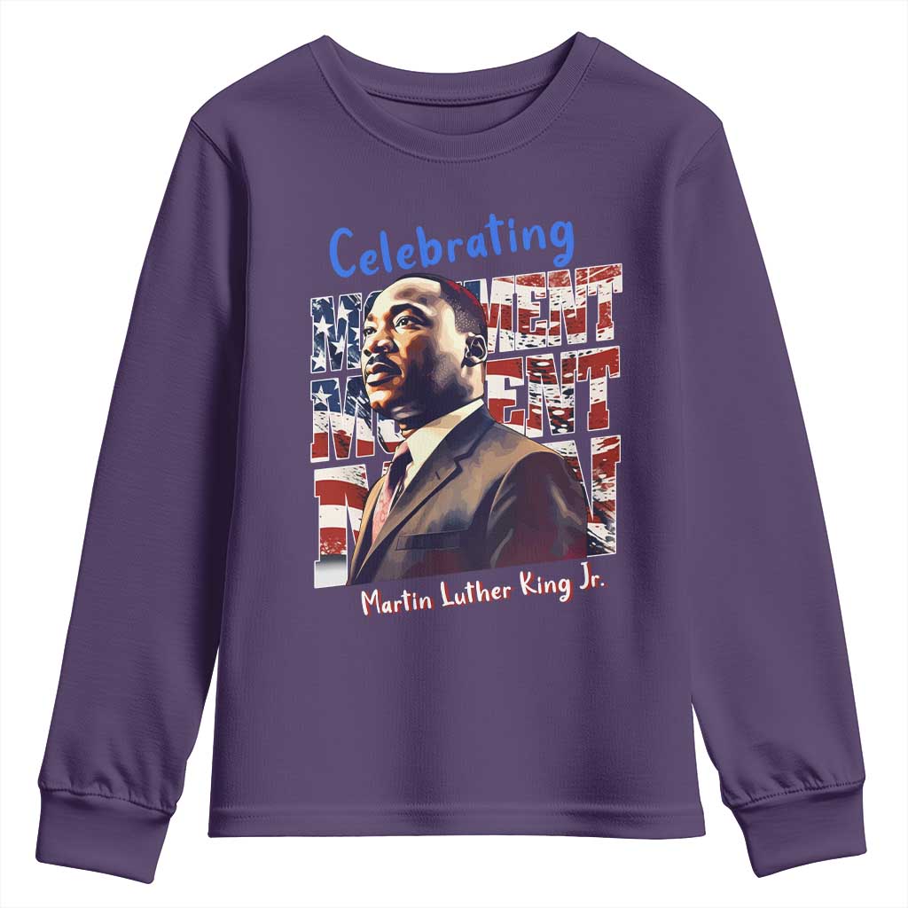 Martin Luther King Jr. Youth Sweatshirt MLK Day Movement Moment Man Black Civil Rights TS09
