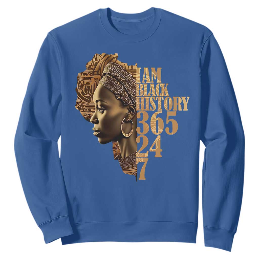 I Am Black History 365 24 7 Sweatshirt TS09