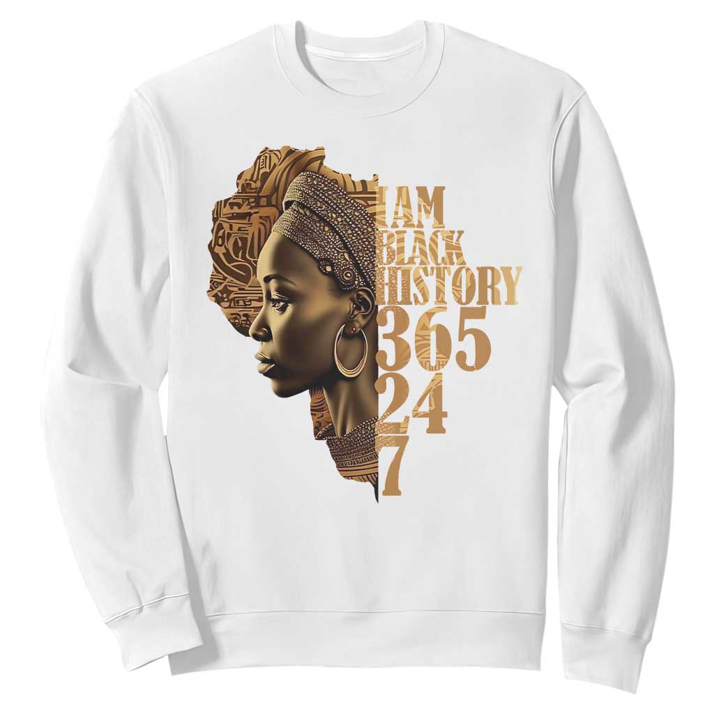 I Am Black History 365 24 7 Sweatshirt TS09
