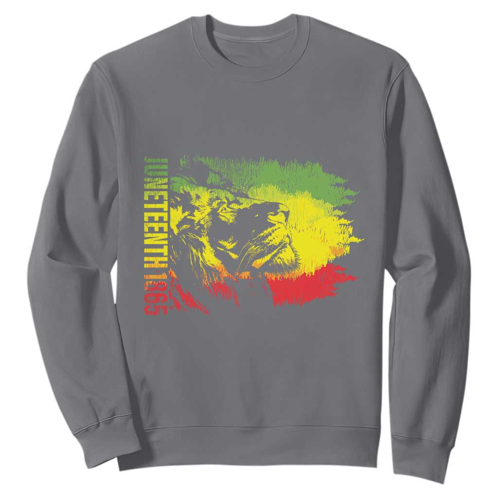 Juneteenth Sweatshirt 1865 African American Lion King TS09