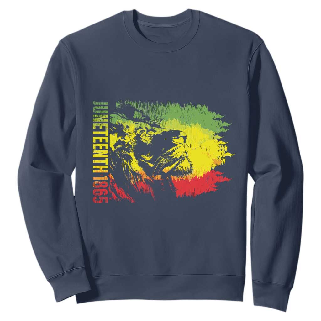 Juneteenth Sweatshirt 1865 African American Lion King TS09
