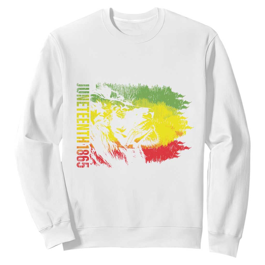 Juneteenth Sweatshirt 1865 African American Lion King TS09