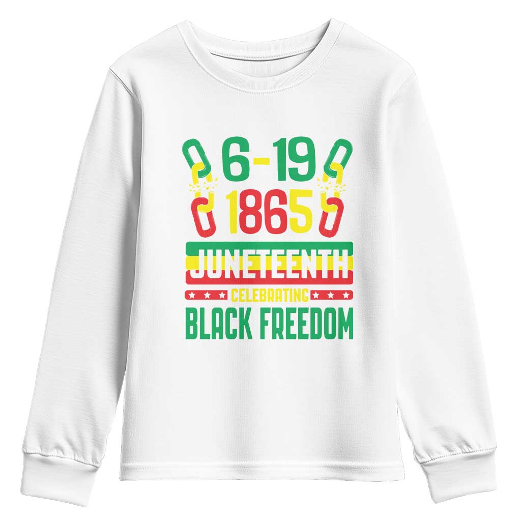 Juneteenth Youth Sweatshirt Celebrating Black Freedom 1865 African American TS09