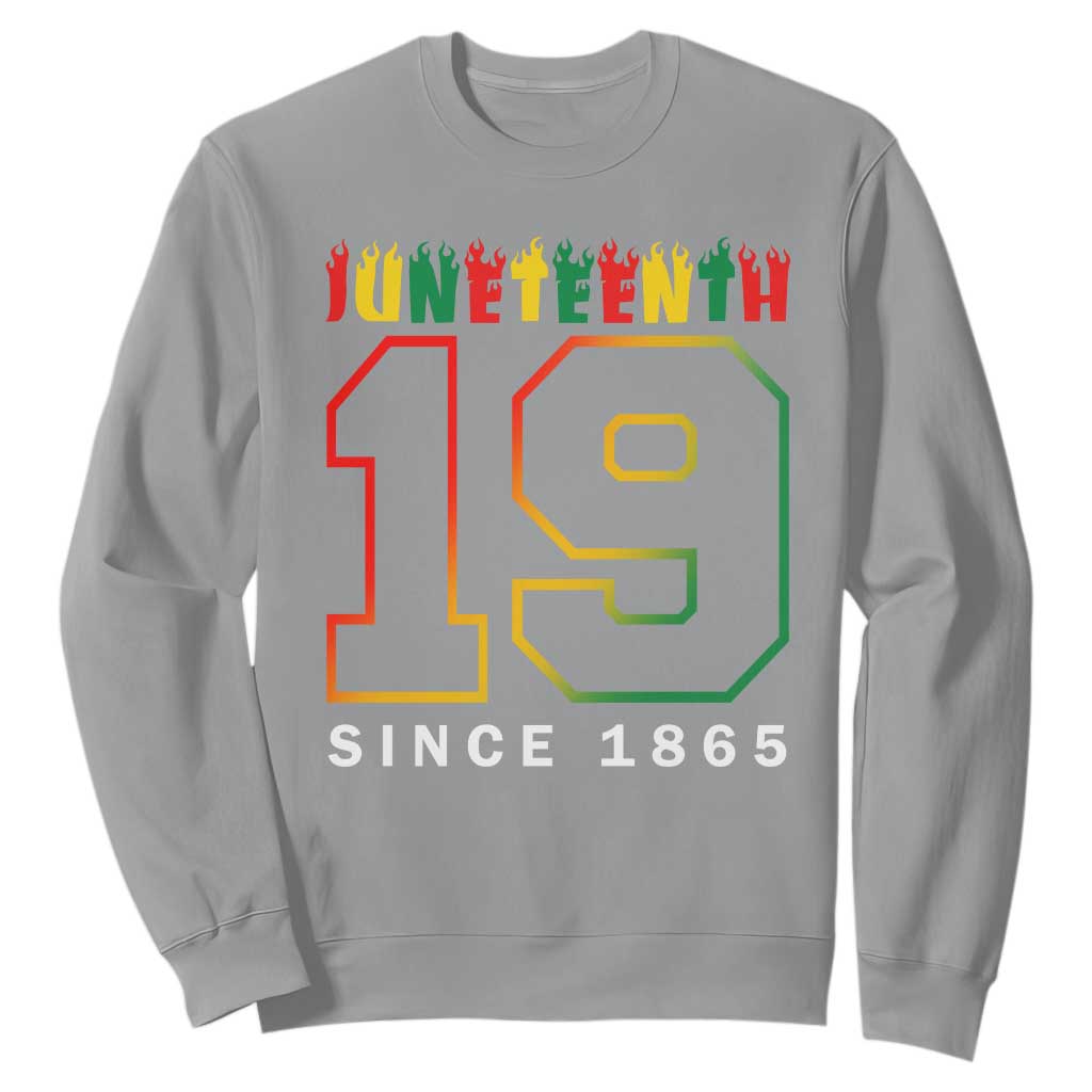Melanin Black Freedom 1865 Juneteenth Sweatshirt TS09