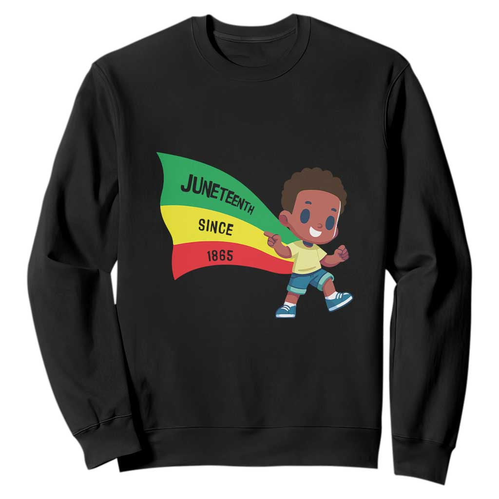Juneteenth 1865 Sweatshirt Cool Melanin Black Boys Kids TS09