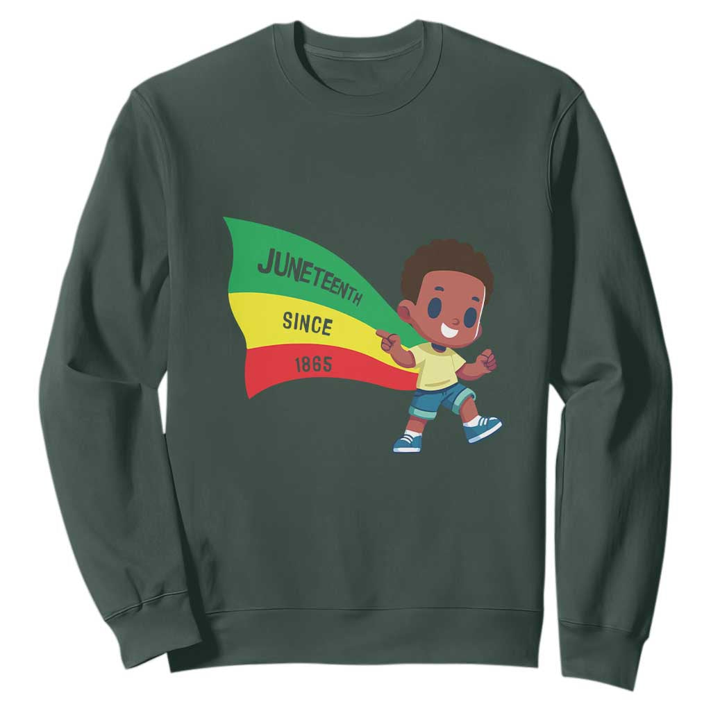 Juneteenth 1865 Sweatshirt Cool Melanin Black Boys Kids TS09