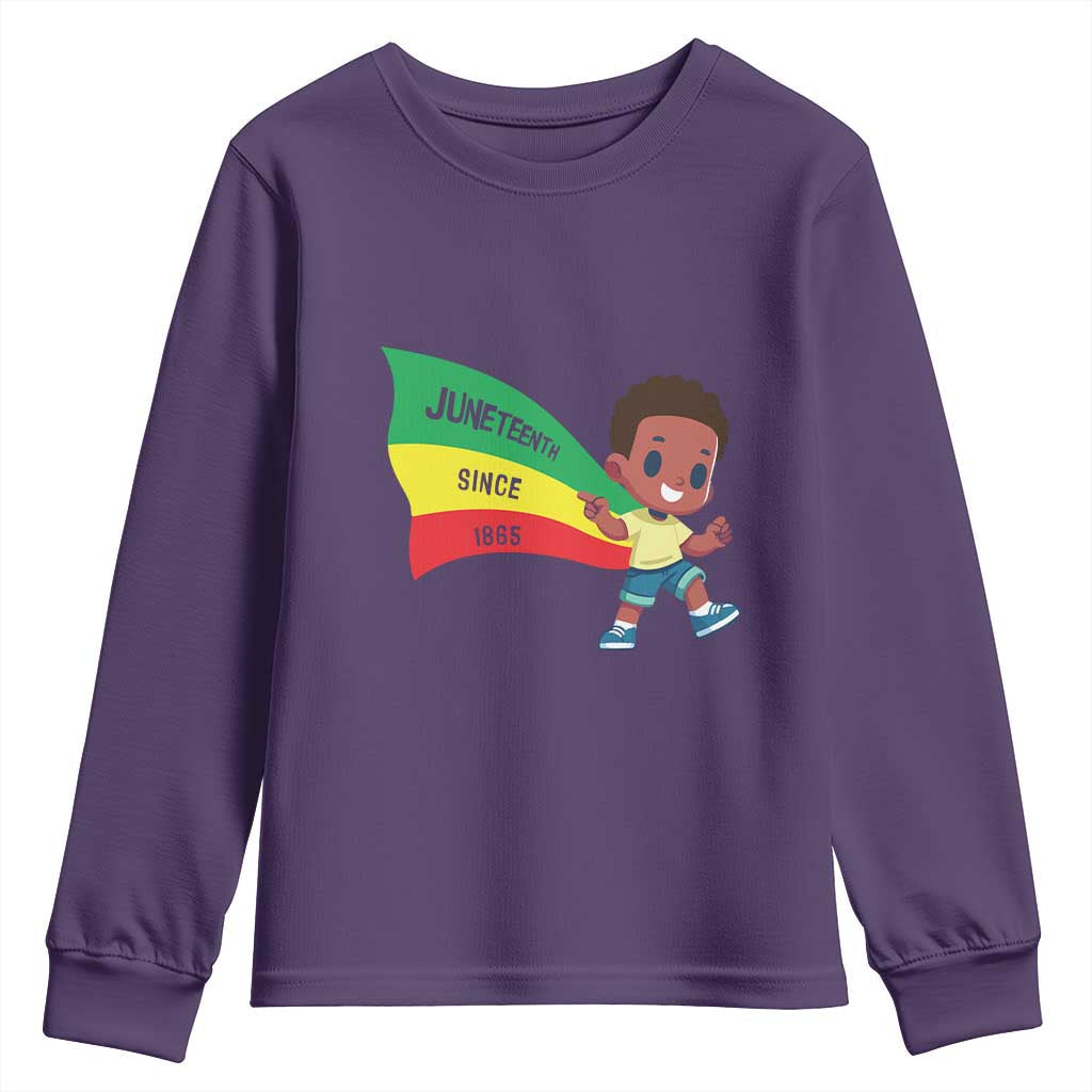 Juneteenth 1865 Youth Sweatshirt Cool Melanin Black Boys Kids TS09