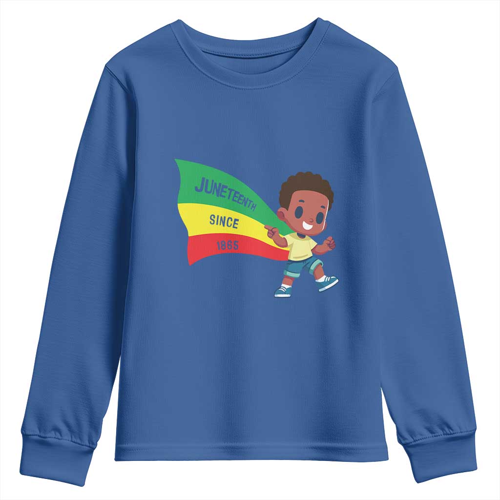 Juneteenth 1865 Youth Sweatshirt Cool Melanin Black Boys Kids TS09