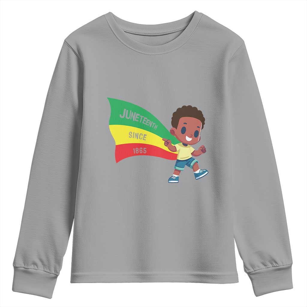 Juneteenth 1865 Youth Sweatshirt Cool Melanin Black Boys Kids TS09