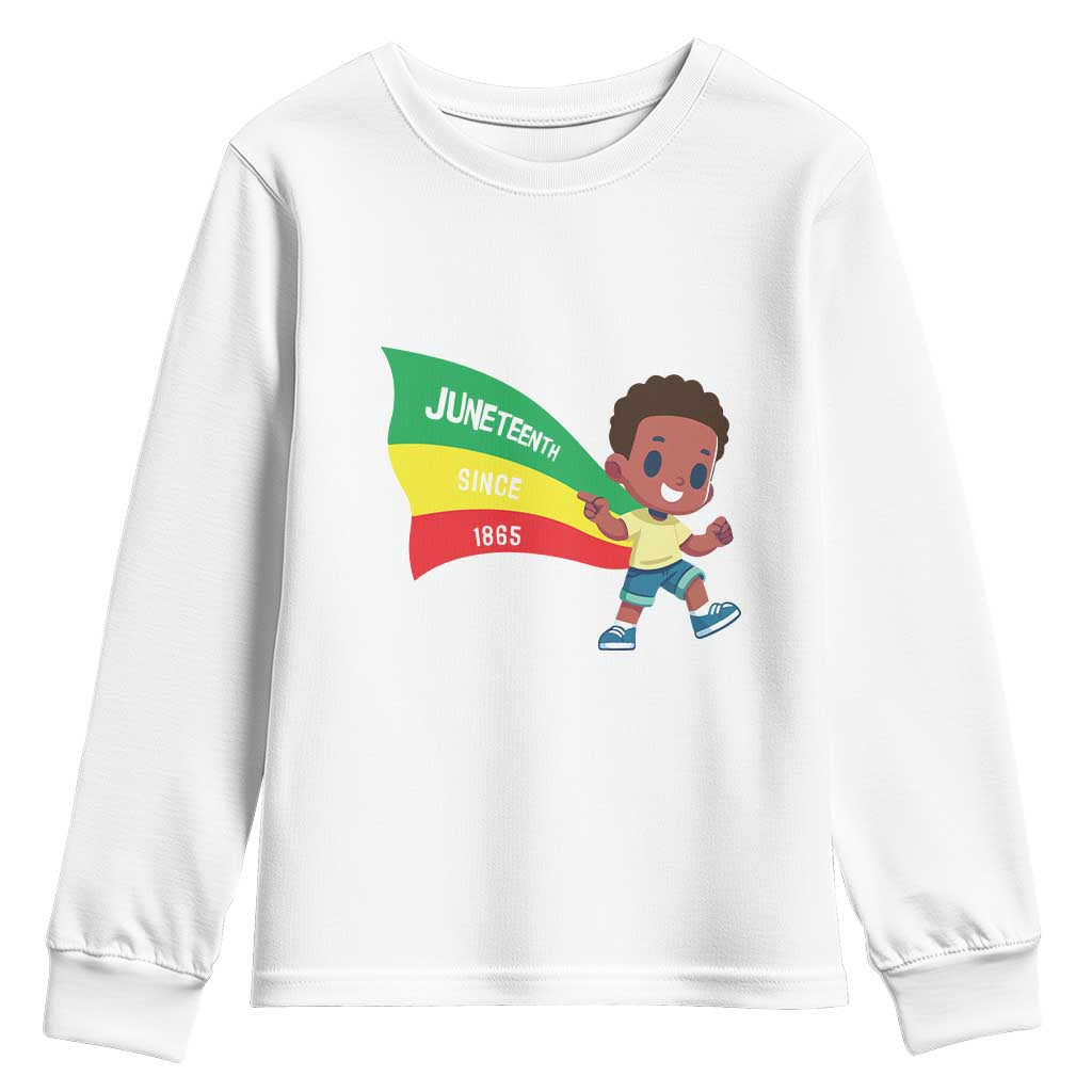 Juneteenth 1865 Youth Sweatshirt Cool Melanin Black Boys Kids TS09