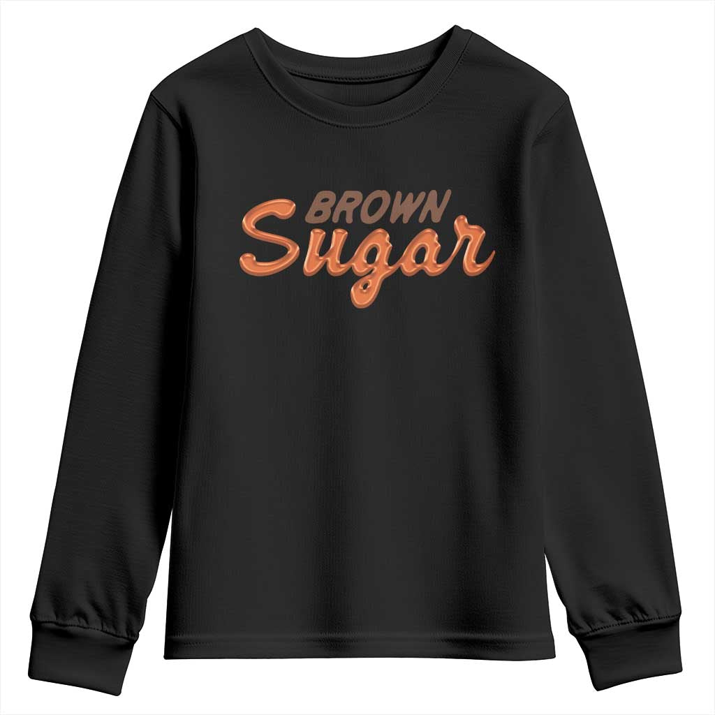 Melanin African Pride Youth Sweatshirt Brown Sugar TS09