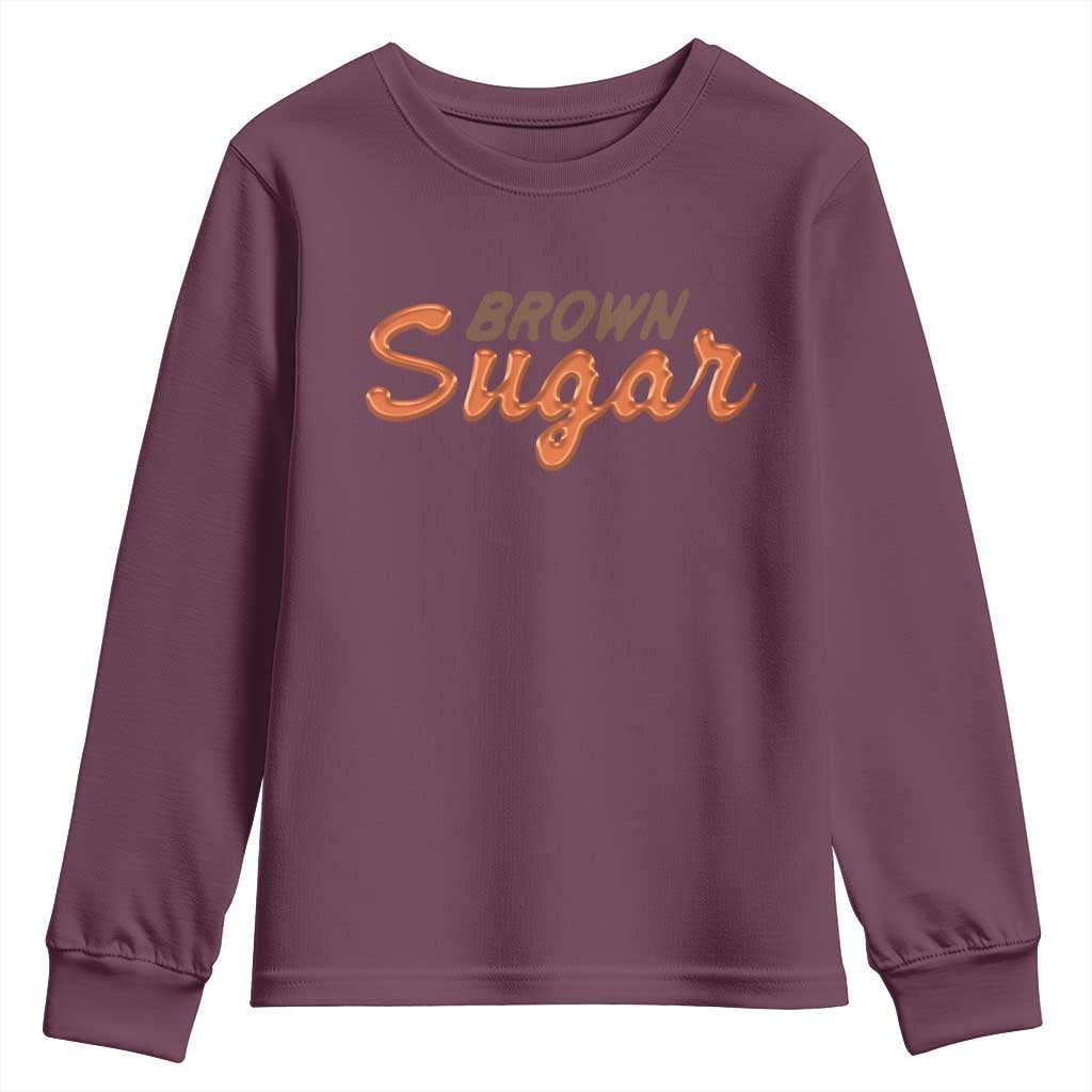 Melanin African Pride Youth Sweatshirt Brown Sugar TS09