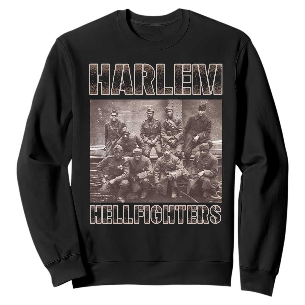 Harlem Hellfighters Sweatshirt The 369th Infantry Regiment Black History Military Soldiers TS09