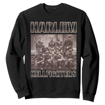 Harlem Hellfighters Sweatshirt The 369th Infantry Regiment Black History Military Soldiers TS09