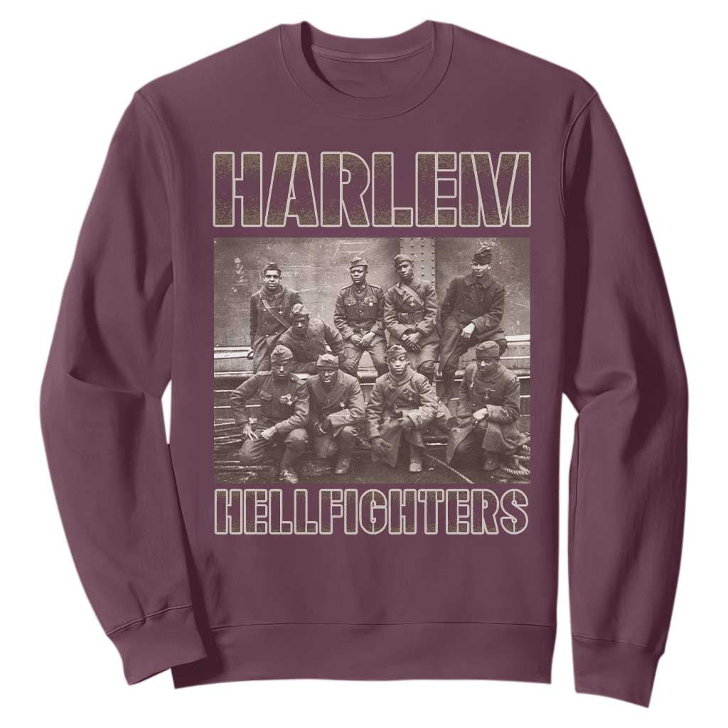 Harlem Hellfighters Sweatshirt The 369th Infantry Regiment Black History Military Soldiers TS09