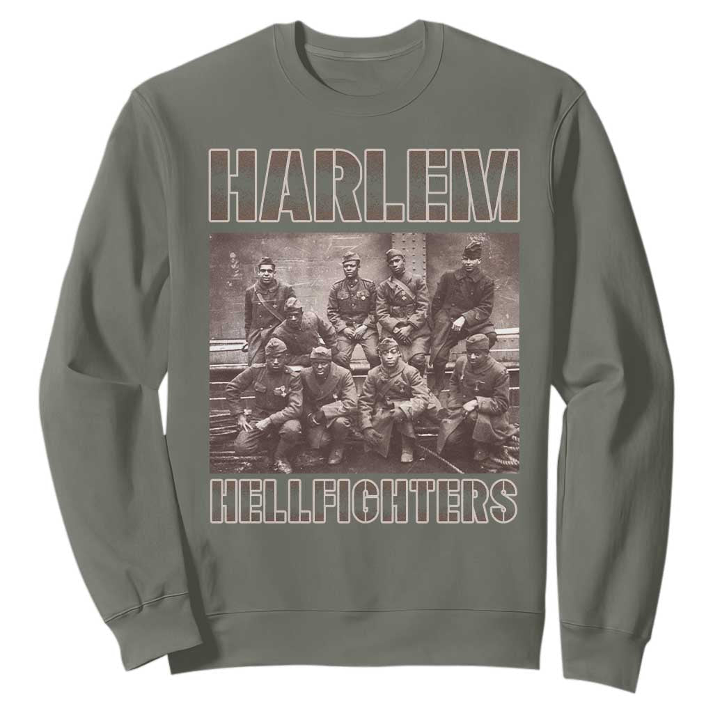 Harlem Hellfighters Sweatshirt The 369th Infantry Regiment Black History Military Soldiers TS09