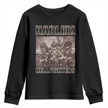 Harlem Hellfighters Youth Sweatshirt The 369th Infantry Regiment Black History Military Soldiers TS09