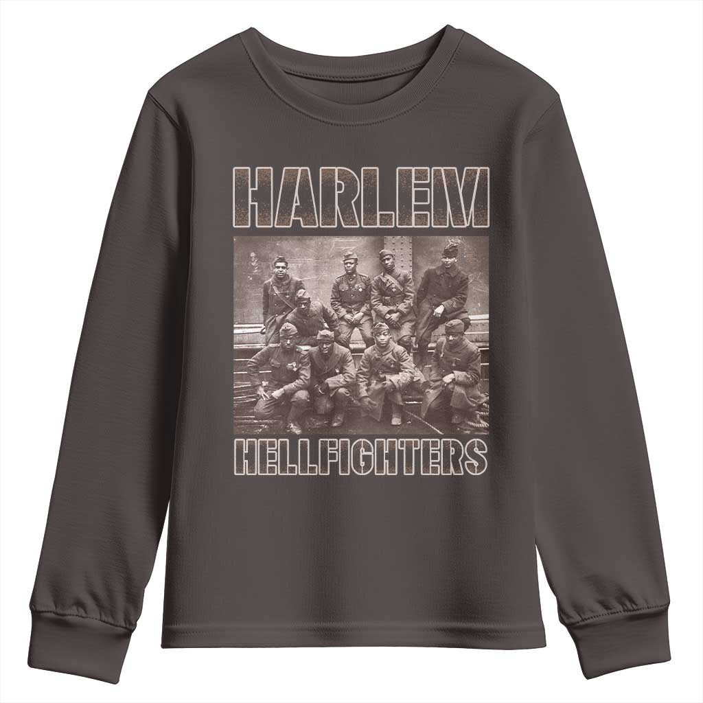 Harlem Hellfighters Youth Sweatshirt The 369th Infantry Regiment Black History Military Soldiers TS09