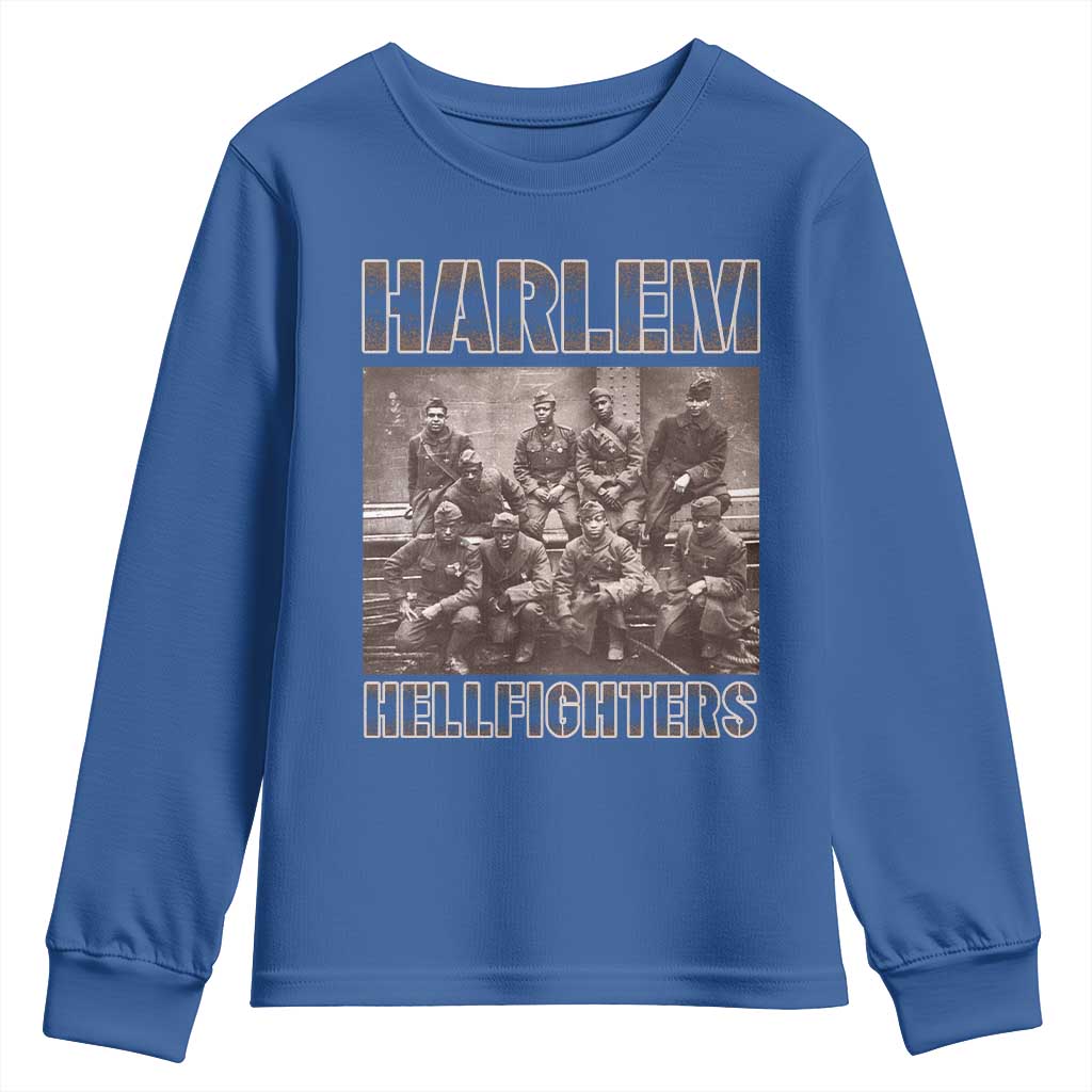 Harlem Hellfighters Youth Sweatshirt The 369th Infantry Regiment Black History Military Soldiers TS09