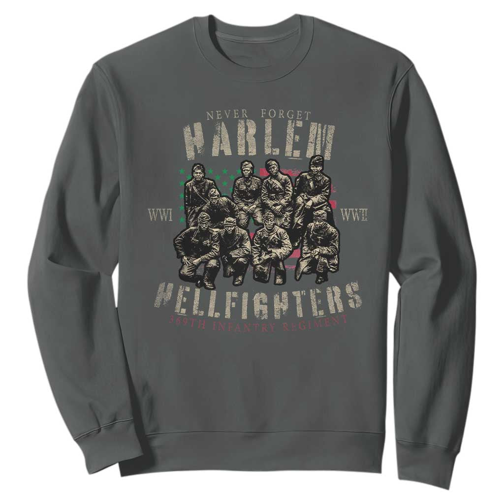 Harlem Hellfighters Sweatshirt American Military Soldiers Black History TS09