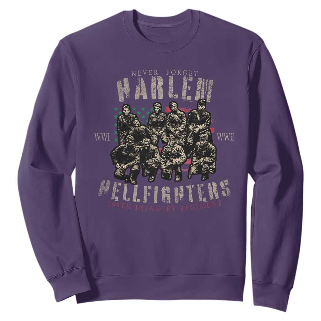 Harlem Hellfighters Sweatshirt American Military Soldiers Black History TS09